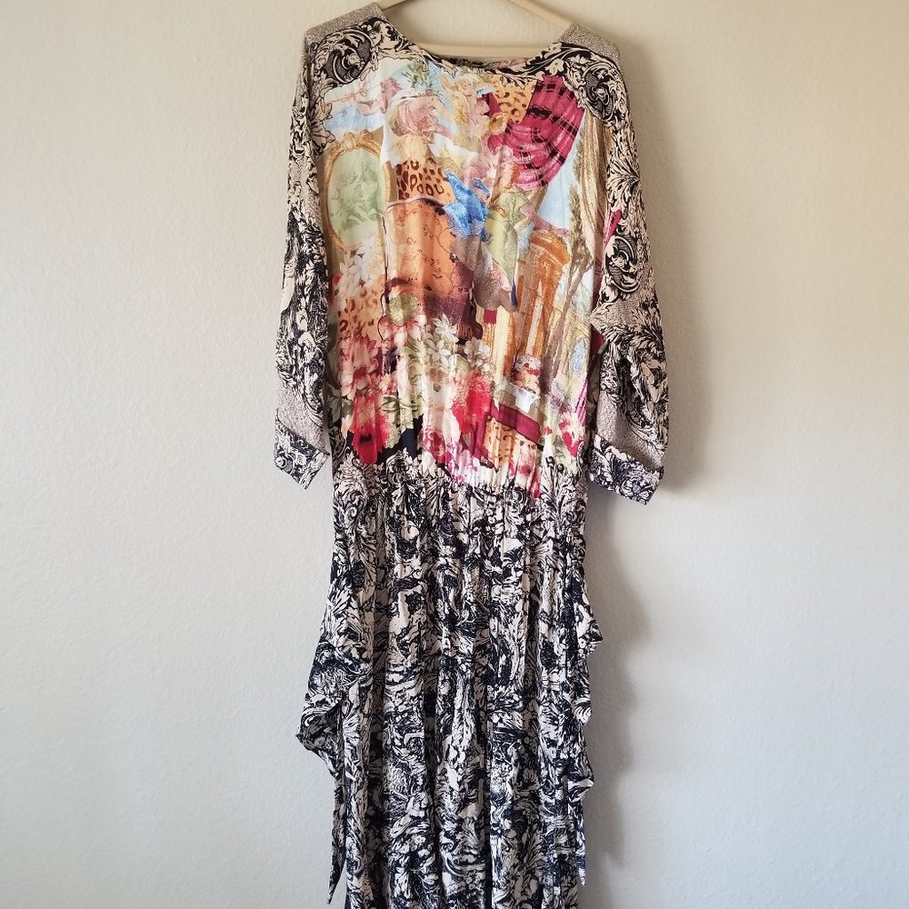 Carole Little Vintage Rennaissance Baroque Classical Dress 90's Full Length M